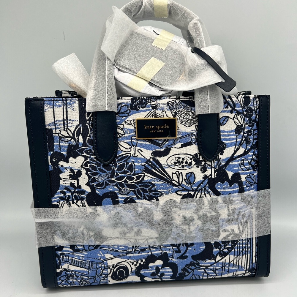 Kate Spade Manhattan Walk In The Park Toile Jacquard Fabric - Picture 3 of 11